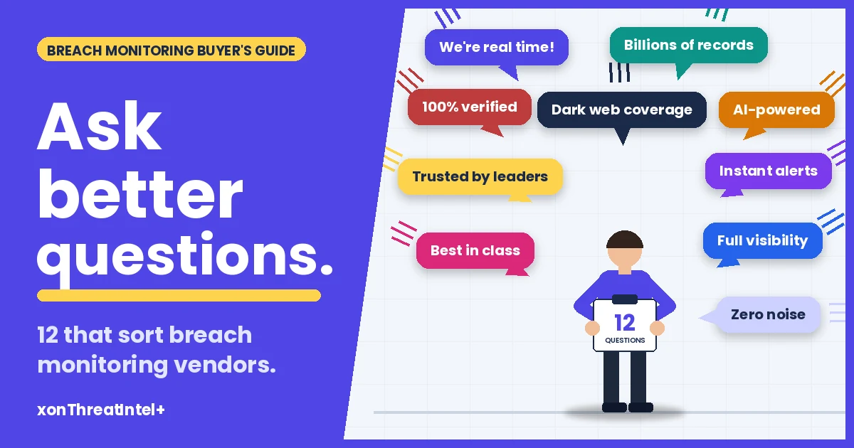 How to Choose a Breach Monitoring Vendor: 12 Questions